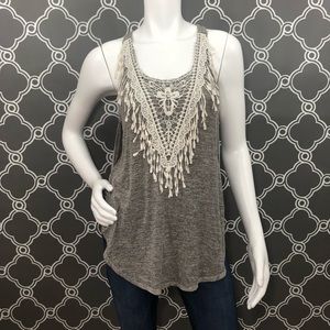 Paper Crane Gray tank top